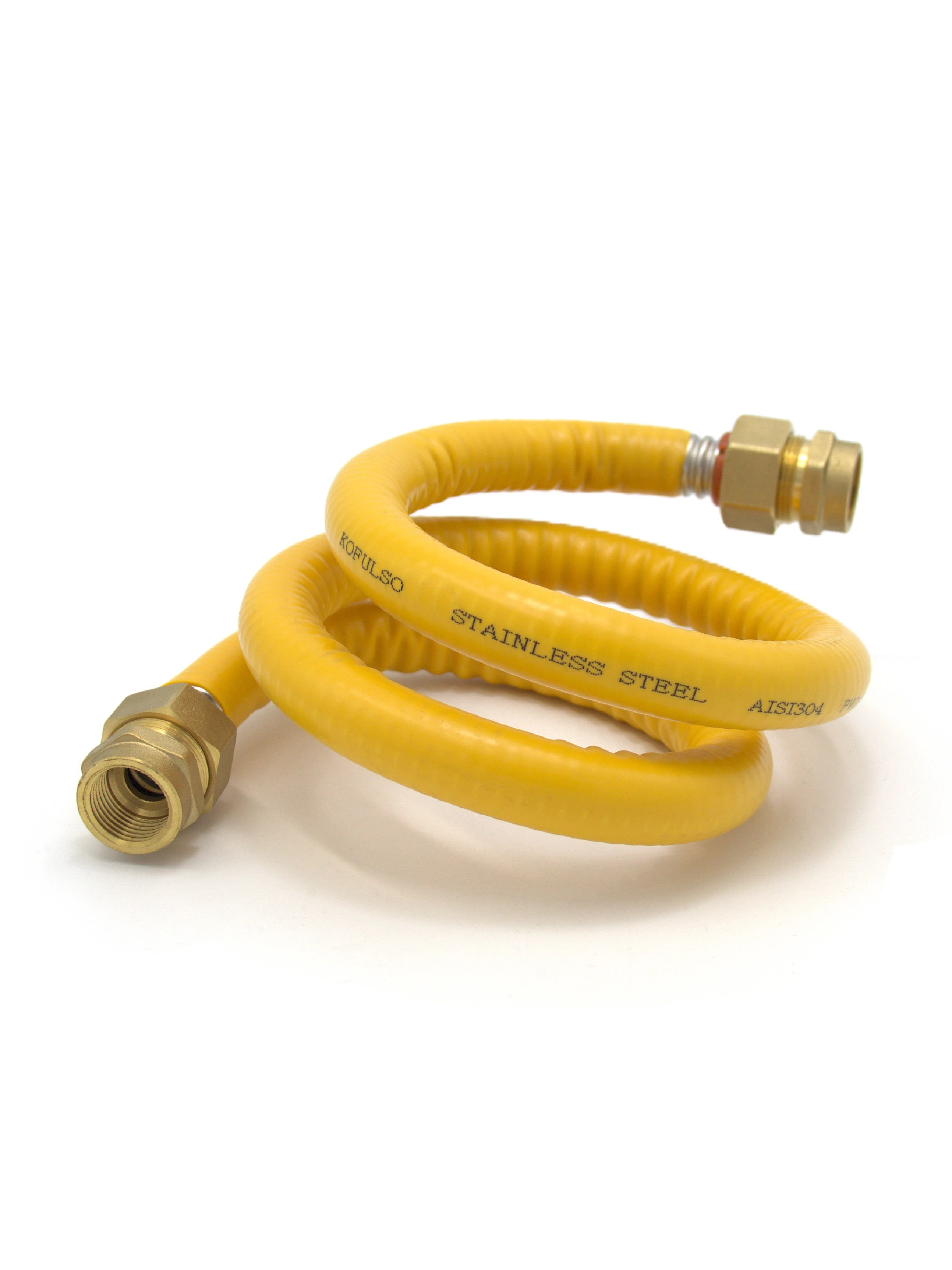 Гибкая газовая подводка из нержавеющей стали муфта/муфта