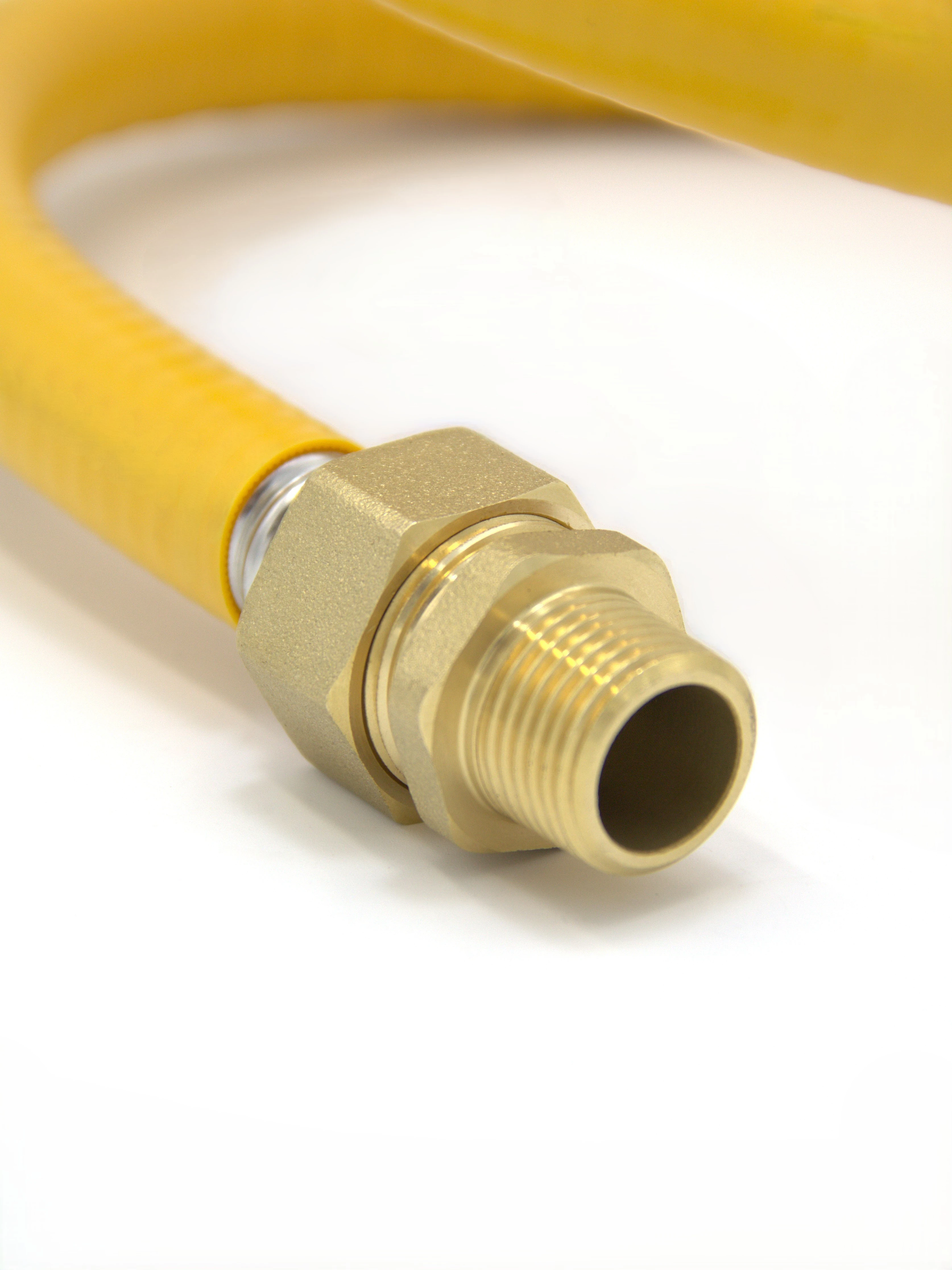 Нержавеющая подводка для газа папа/папа 1/2 - 3/4 дюйма