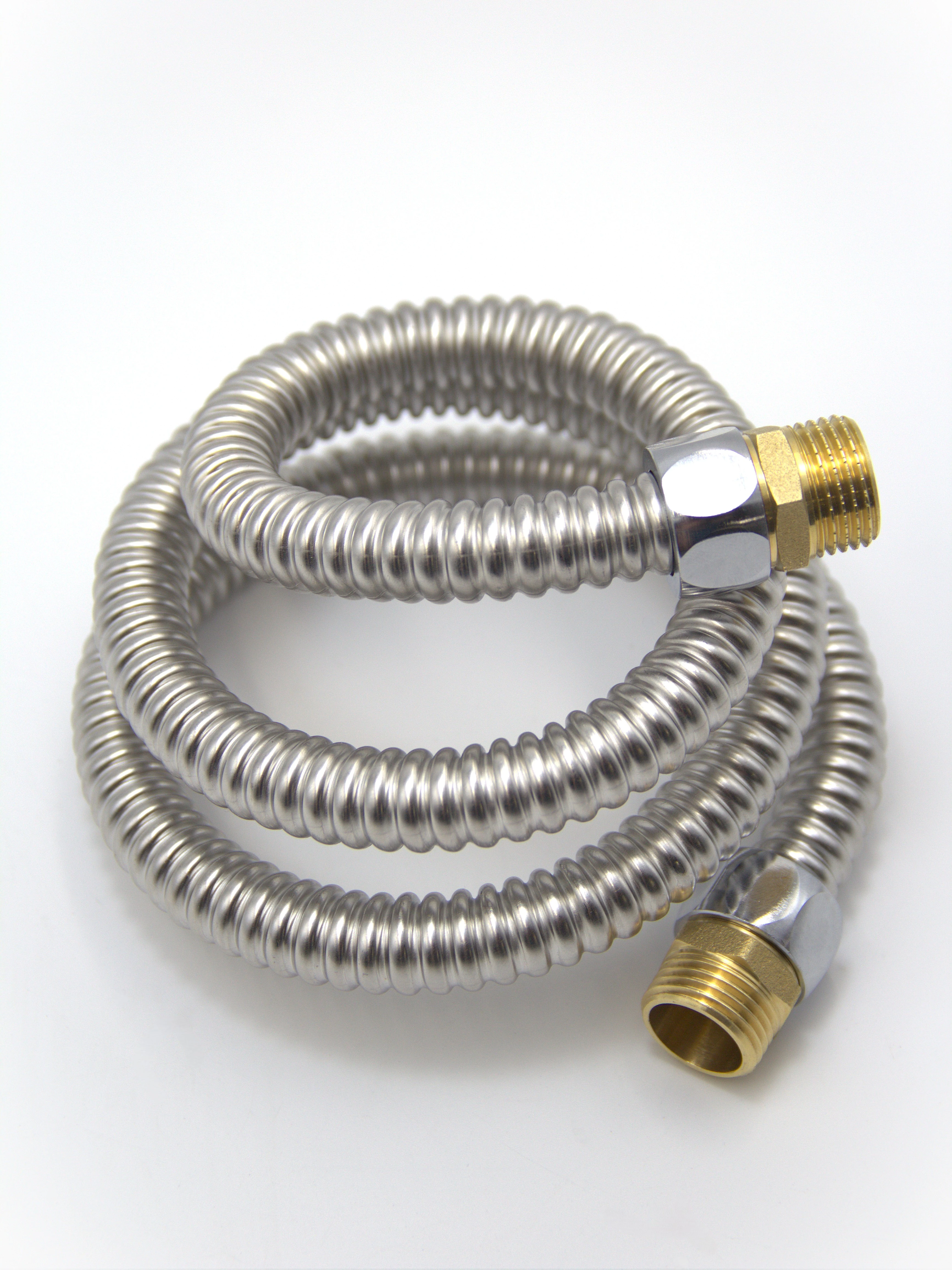 Гибкая подводка из нержавеющей стали штуцер/штуцер с хромированными гайками